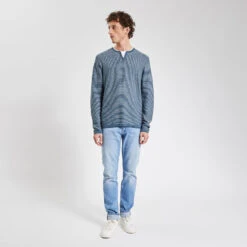 Pull Col Tunisien 2 En 1 -Men's Clothing Soldes Boutique 1001012 11248 V5