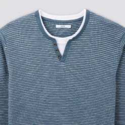 Pull Col Tunisien 2 En 1 -Men's Clothing Soldes Boutique 1001012 11248 V8