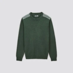 Pull Patch épaule Col Rond 15 Pull Patch épaule Col Rond -Men's Clothing Soldes Boutique 1001641 16346 V11