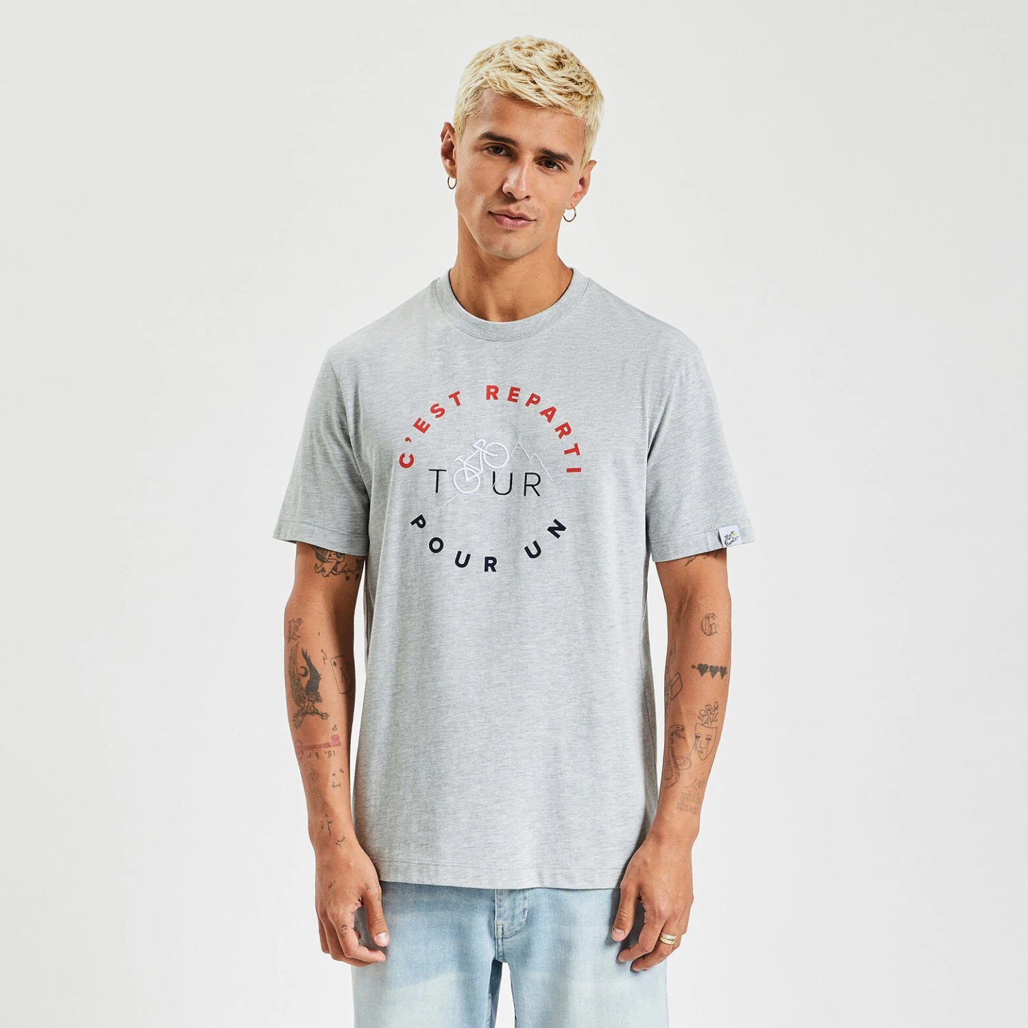 Tee Shirt Col Rond Licence Tour De France 1 Tee Shirt Col Rond Licence Tour De France