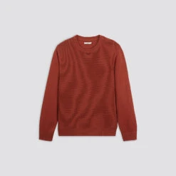 Pull à Col Rond Texturé 13 Pull à Col Rond Texturé -Men's Clothing Soldes Boutique 1001770 14237 V11