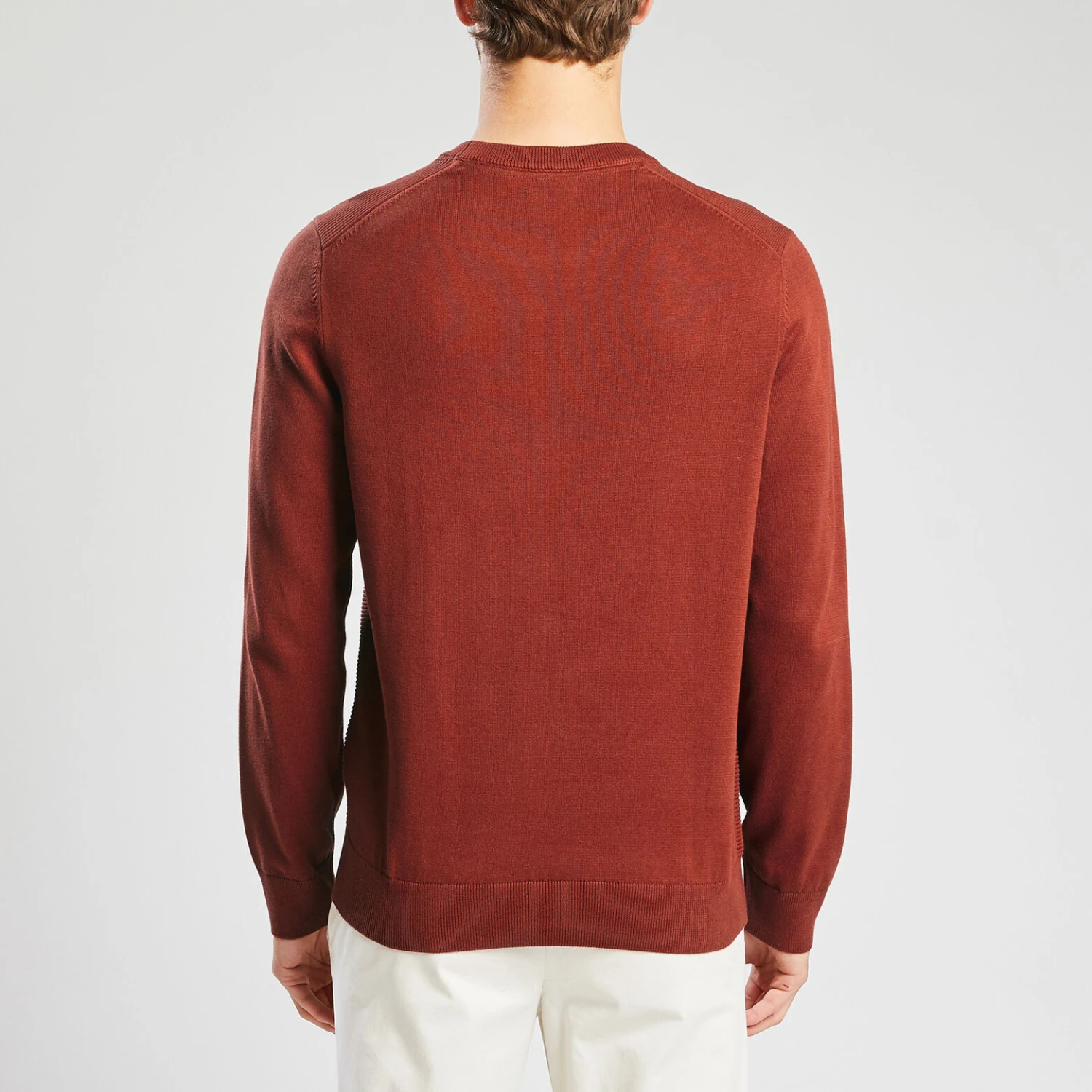 Pull à Col Rond Texturé 5 Pull à Col Rond Texturé – Image 5