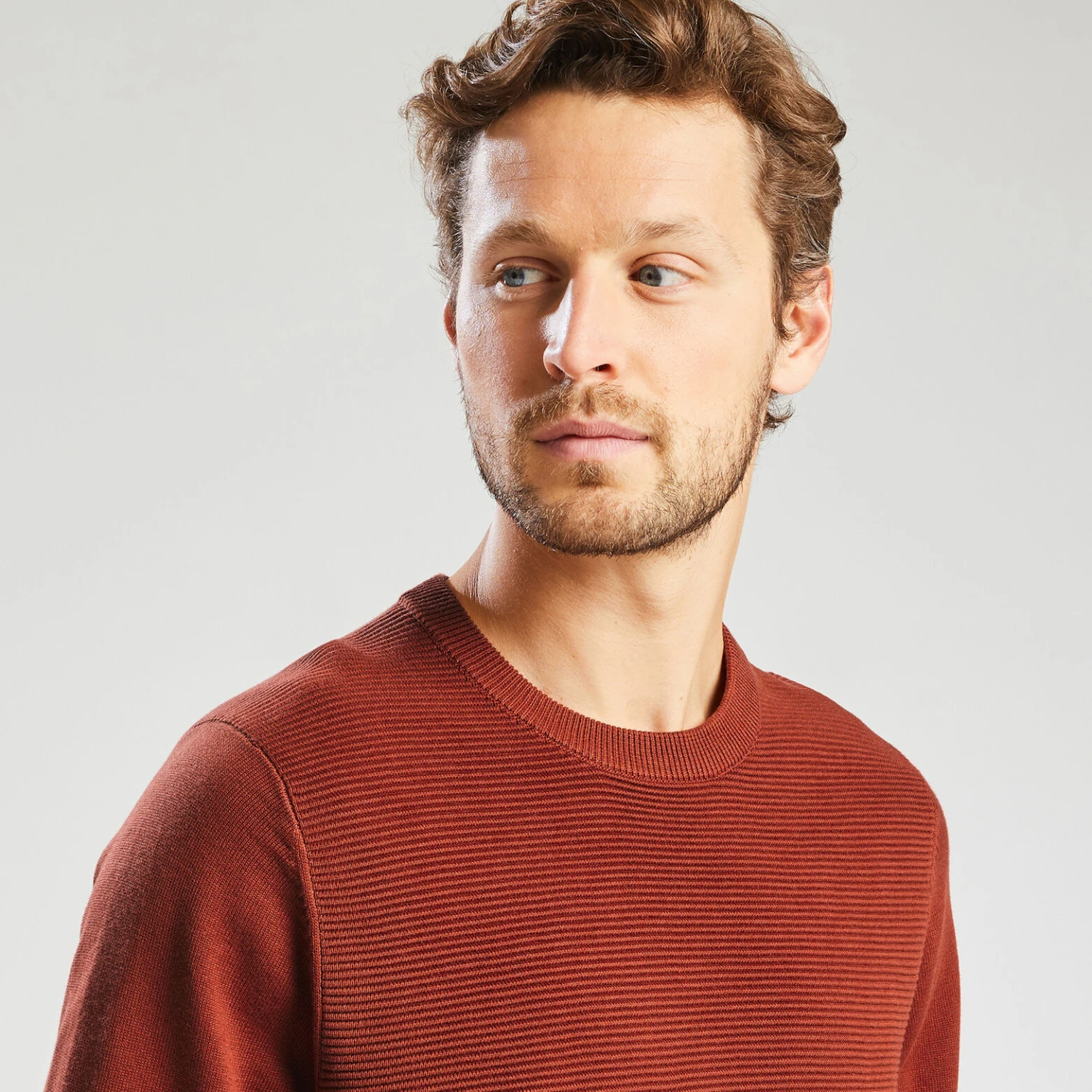 Pull à Col Rond Texturé 3 Pull à Col Rond Texturé – Image 3