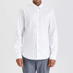 Chemise Extra-slim Repassage Facile Unie Coton -Men's Clothing Soldes Boutique 1001841 10007 V2