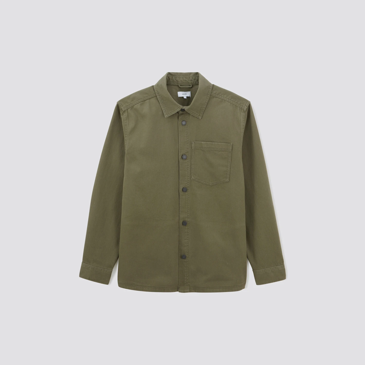 Surchemise Regular Unie Coton Recyclé 6 Surchemise Regular Unie Coton Recyclé – Image 6