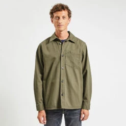 Surchemise Regular Unie Coton Recyclé 12 Surchemise Regular Unie Coton Recyclé -Men's Clothing Soldes Boutique 1001872 16042 V2