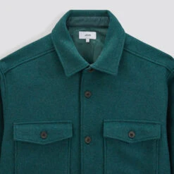 Surchemise Regular Unie Laine Polyester Recyclé 17 Surchemise Regular Unie Laine Polyester Recyclé -Men's Clothing Soldes Boutique 1001874 16024 V8