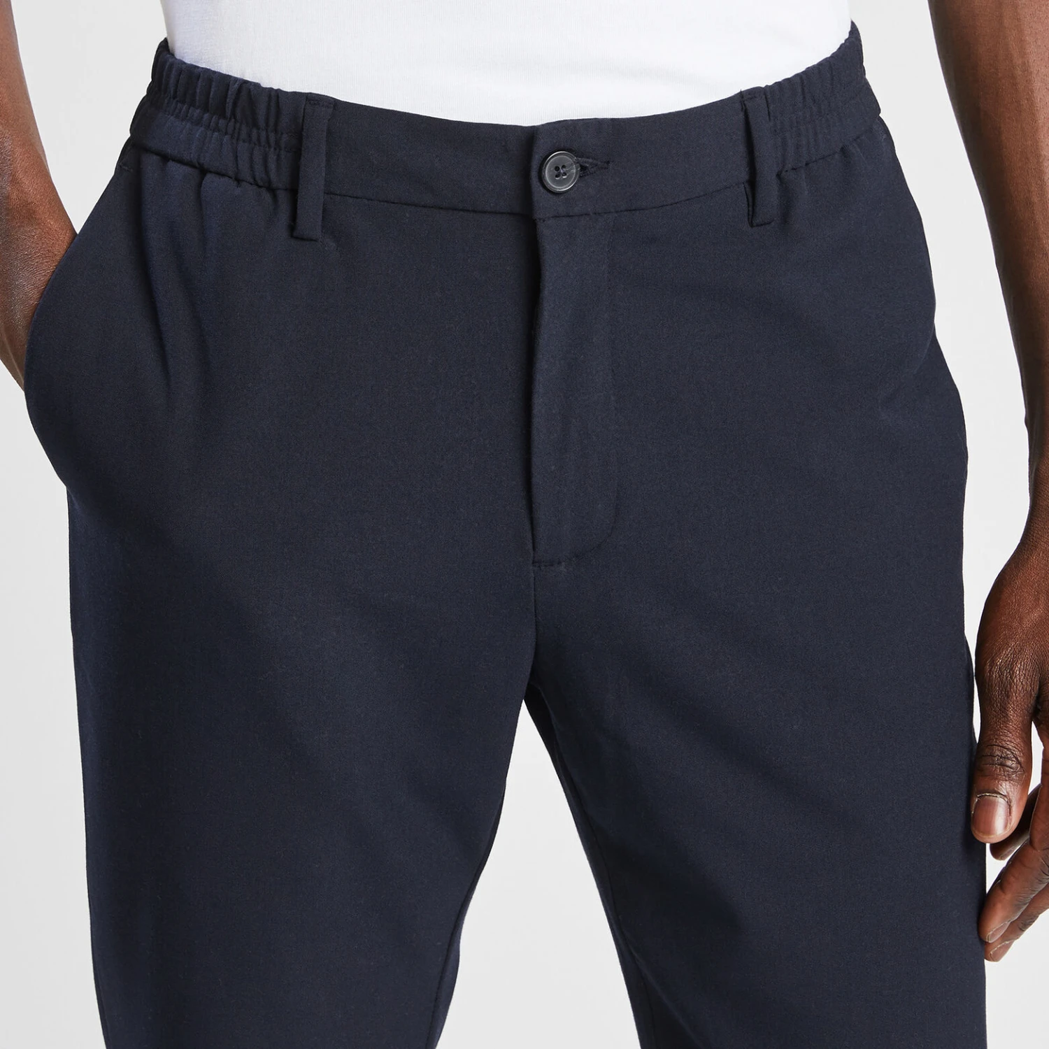 Pantalon Slim Chino Taille élastiquée 3 Pantalon Slim Chino Taille élastiquée – Image 3