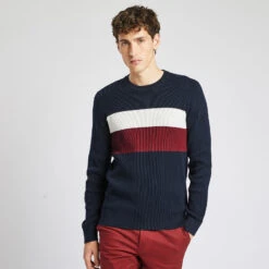 Pull Ă Col Rond Colorblock
