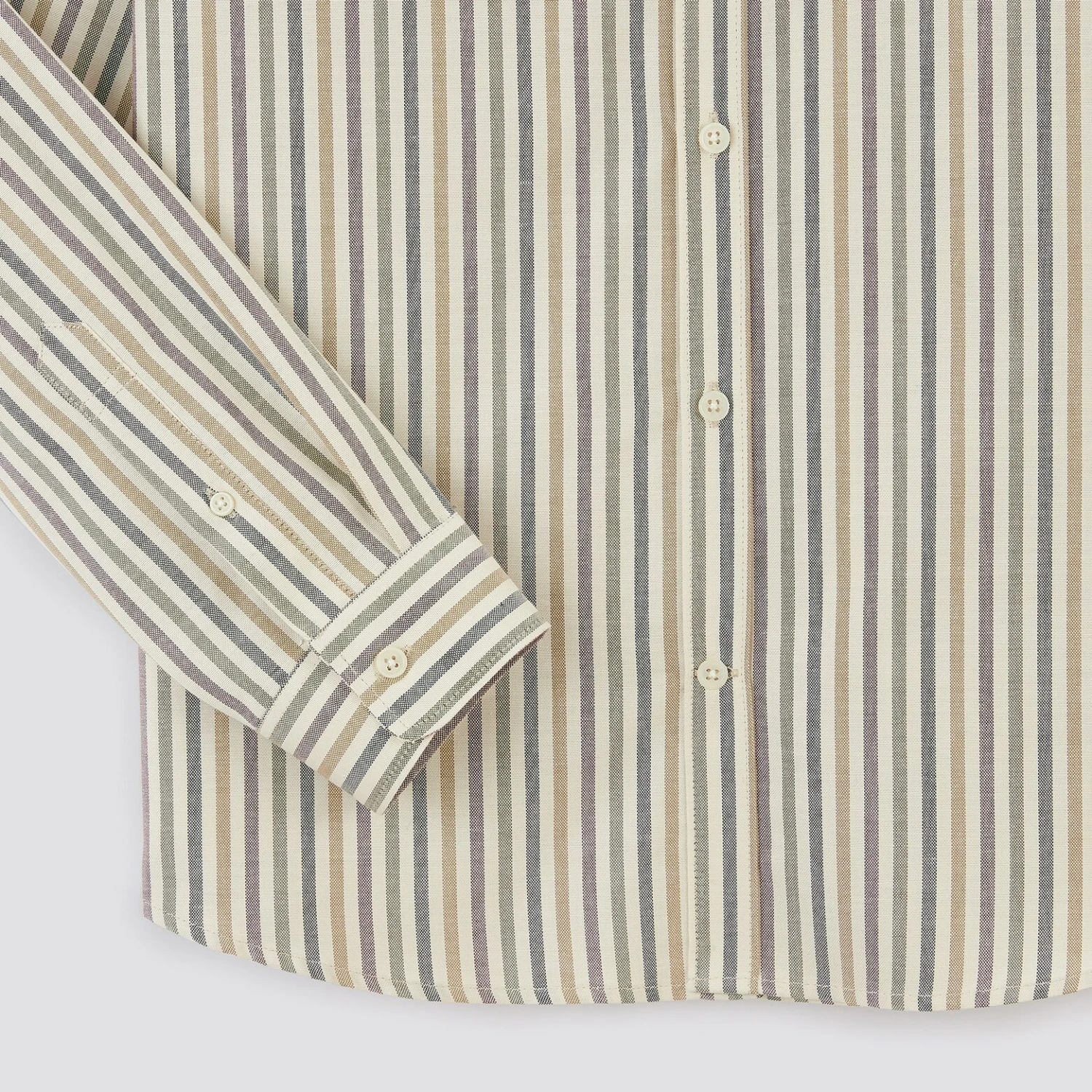 Chemise Regular Oxford Rayures Coton 9 Chemise Regular Oxford Rayures Coton – Image 9