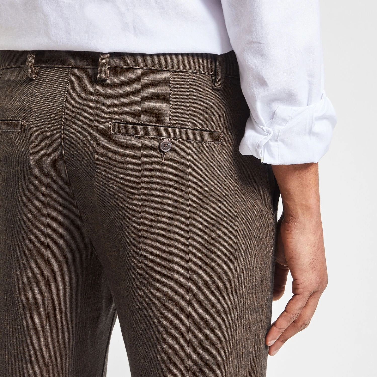 Pantalon Slim Chino Reliéfé 3 Pantalon Slim Chino Reliéfé – Image 3