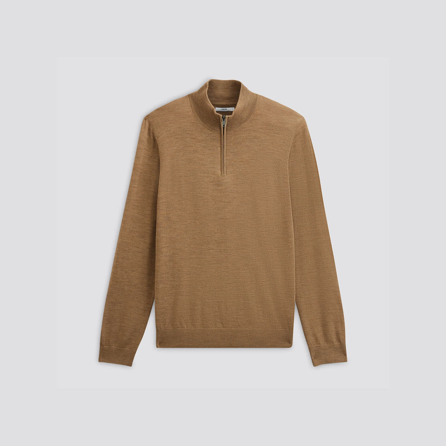 Pull à Col Montant Zippé En Laine Mérinos 7 Pull à Col Montant Zippé En Laine Mérinos – Image 7