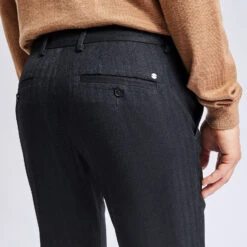 Pantalon Chino Slim Chevron -Men's Clothing Soldes Boutique 1002365 18817 V4