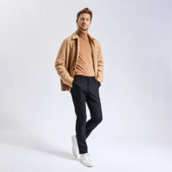 Pantalon Chino Slim Chevron -Men's Clothing Soldes Boutique 1002365 18817 V6