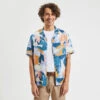 Chemisette Hawaïenne Regular Viscose Ecovero -Men's Clothing Soldes Boutique 1002394 19100 V1