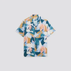 Chemisette Hawaïenne Regular Viscose Ecovero -Men's Clothing Soldes Boutique 1002394 19100 V11