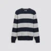 Pull Rayé à Col Rond 19 Pull Rayé à Col Rond -Men's Clothing Soldes Boutique 1002484 10141 V11