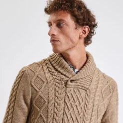 Pull à Col Châle 11 Pull à Col Châle -Men's Clothing Soldes Boutique 1002488 10503 V4