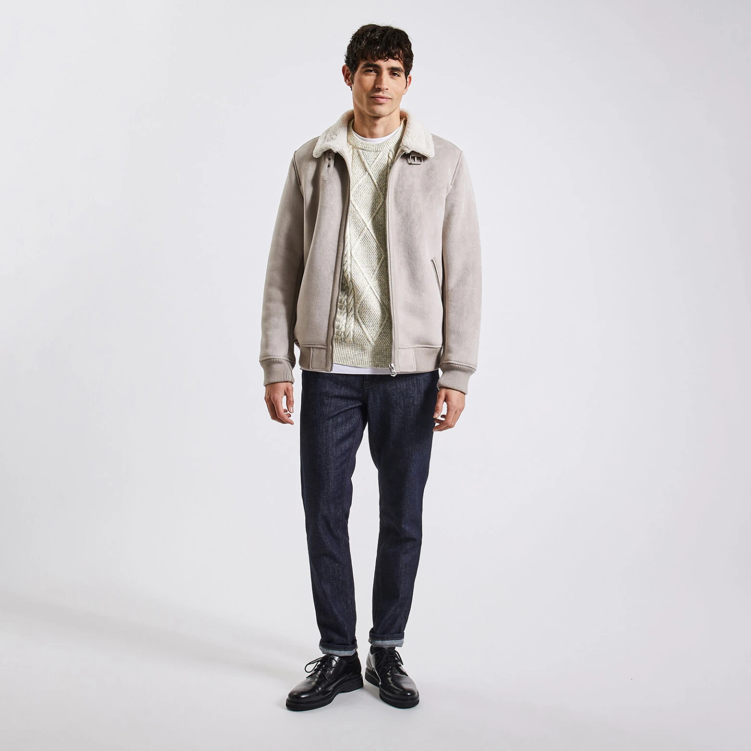 Pull Torsadé à Col Rond 2 Pull Torsadé à Col Rond – Image 2