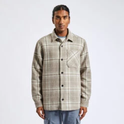 Surchemise Regular Carreaux Laine Polyester Recycl 12 Surchemise Regular Carreaux Laine Polyester Recycl -Men's Clothing Soldes Boutique 1002609 10006 V2