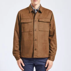 Surchemise Unie Suede 12 Surchemise Unie Suede -Men's Clothing Soldes Boutique 1002612 13418 V2