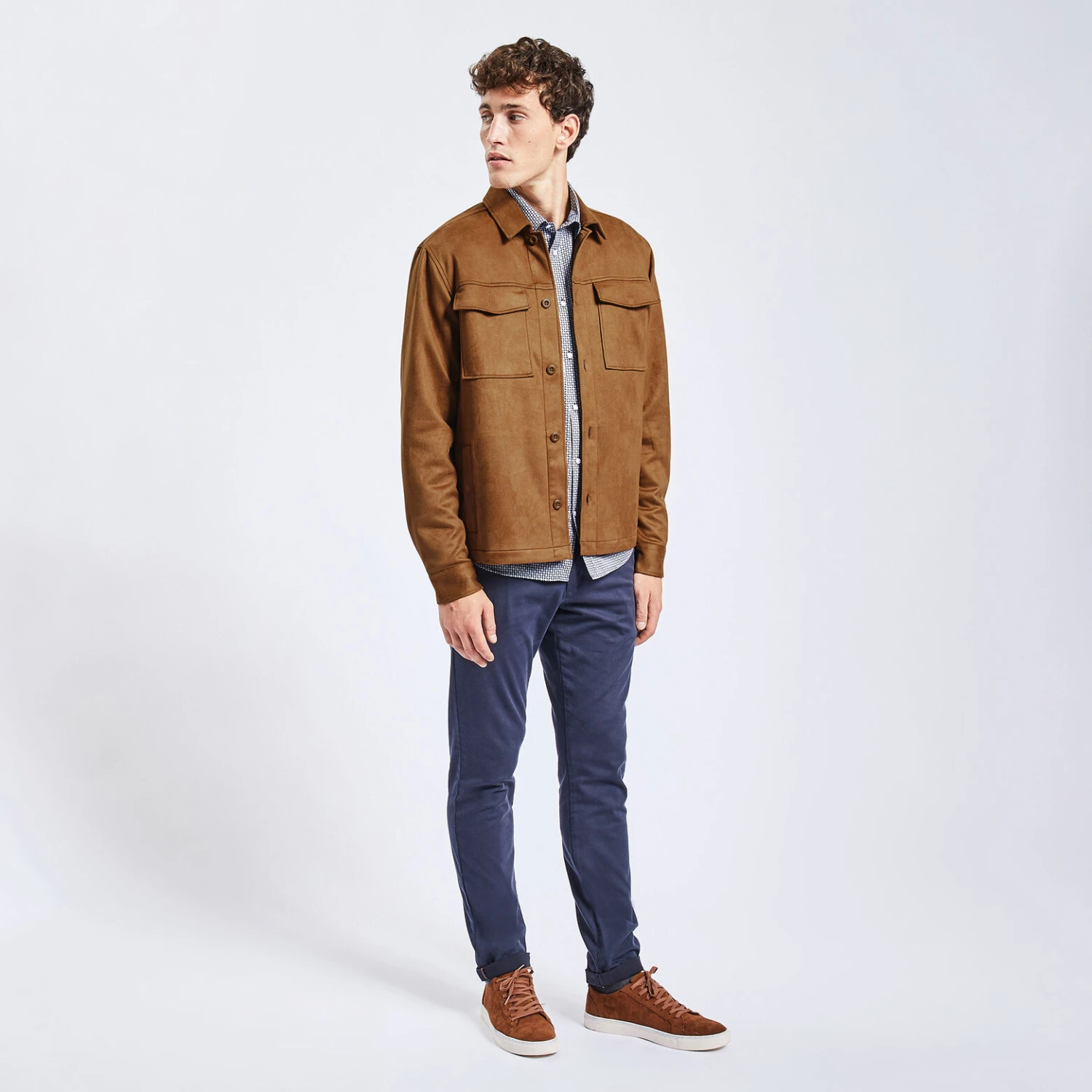 Surchemise Unie Suede 2 Surchemise Unie Suede – Image 2