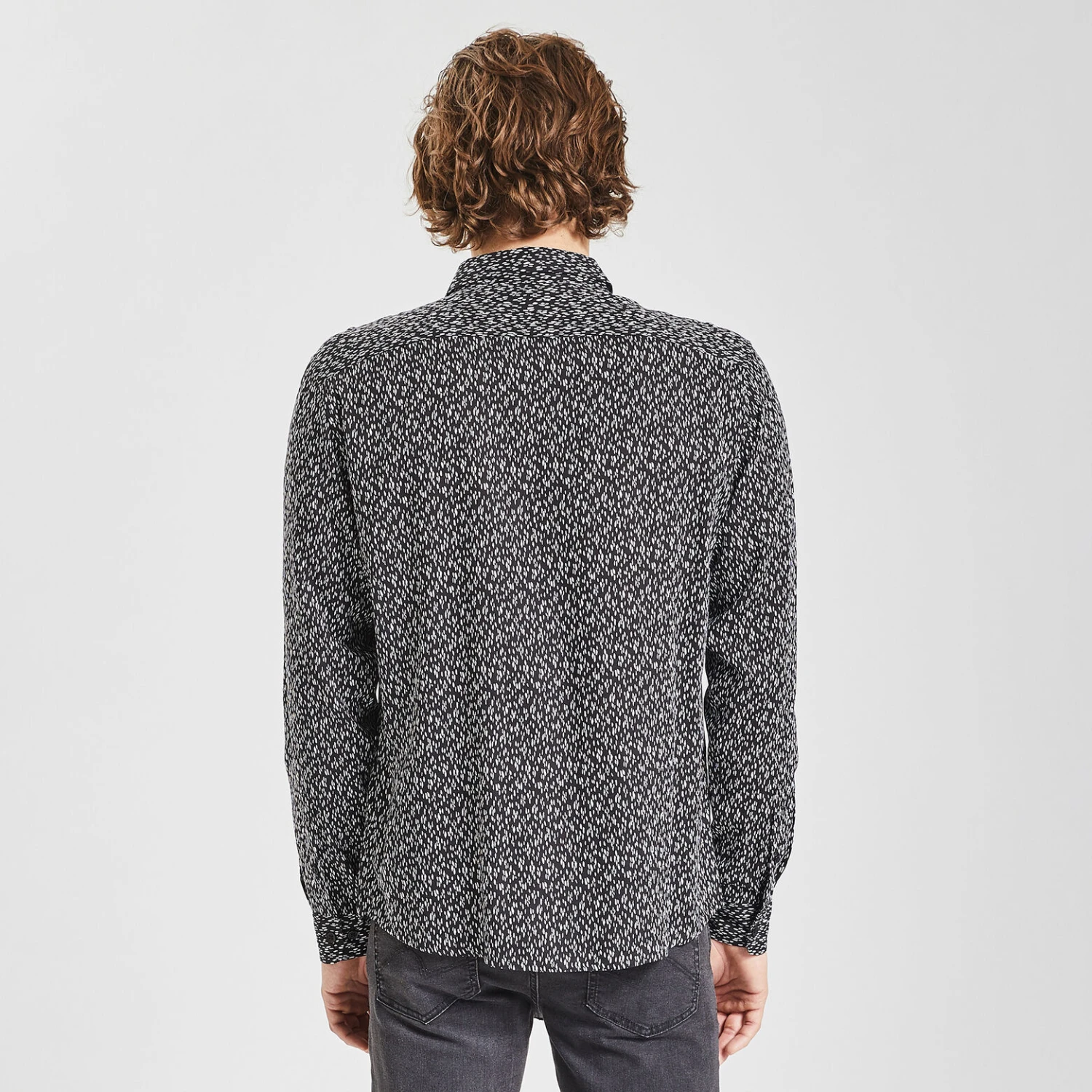 Chemise Slim Imprimé Fantaisie Coton 6 Chemise Slim Imprimé Fantaisie Coton – Image 6