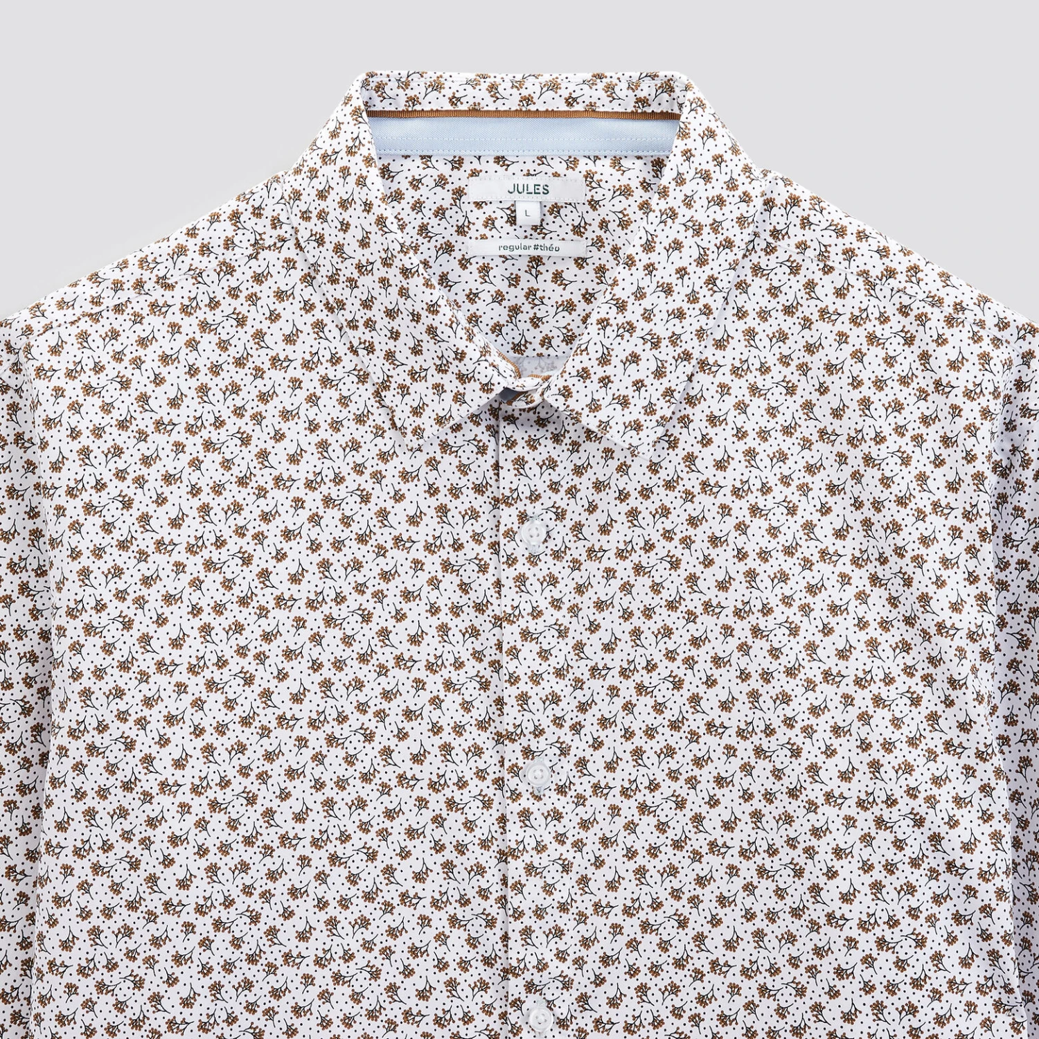 Chemise Regular à Fleurs Coton 8 Chemise Regular à Fleurs Coton – Image 8