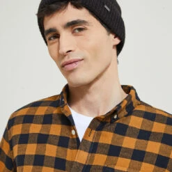 Chemise Regular Carreaux Vichy Coton Recyclé Flane 12 Chemise Regular Carreaux Vichy Coton Recyclé Flane -Men's Clothing Soldes Boutique 1002674 12021 V4