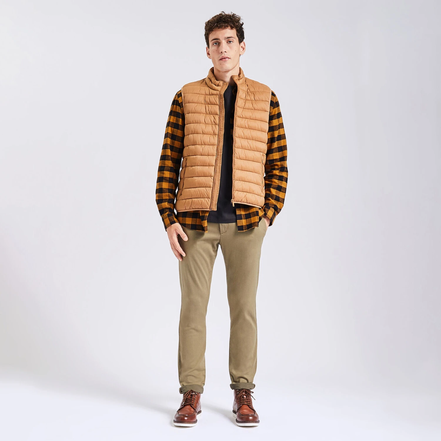 Chemise Regular Carreaux Vichy Coton Recyclé Flane 4 Chemise Regular Carreaux Vichy Coton Recyclé Flane – Image 4