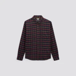 Chemise Regular Carreaux Coton Recyclé Flanelle 16 Chemise Regular Carreaux Coton Recyclé Flanelle -Men's Clothing Soldes Boutique 1002675 14256 V11