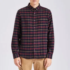 Chemise Regular Carreaux Coton Recyclé Flanelle 14 Chemise Regular Carreaux Coton Recyclé Flanelle -Men's Clothing Soldes Boutique 1002675 14256 V2