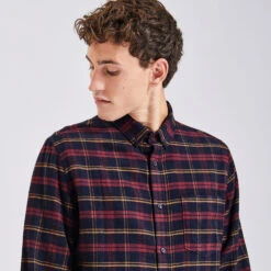 Chemise Regular Carreaux Coton Recyclé Flanelle 12 Chemise Regular Carreaux Coton Recyclé Flanelle -Men's Clothing Soldes Boutique 1002675 14256 V4