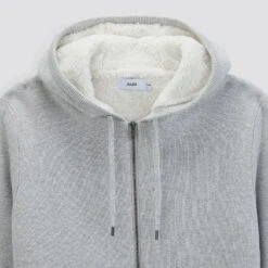 Gilet à Capuche Doublé En Sherpa -Men's Clothing Soldes Boutique 1002734 10020 V8