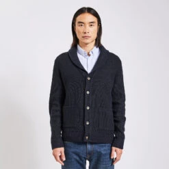 Gilet à Col Châle Boutonné 13 Gilet à Col Châle Boutonné -Men's Clothing Soldes Boutique 1002737 11845 V2