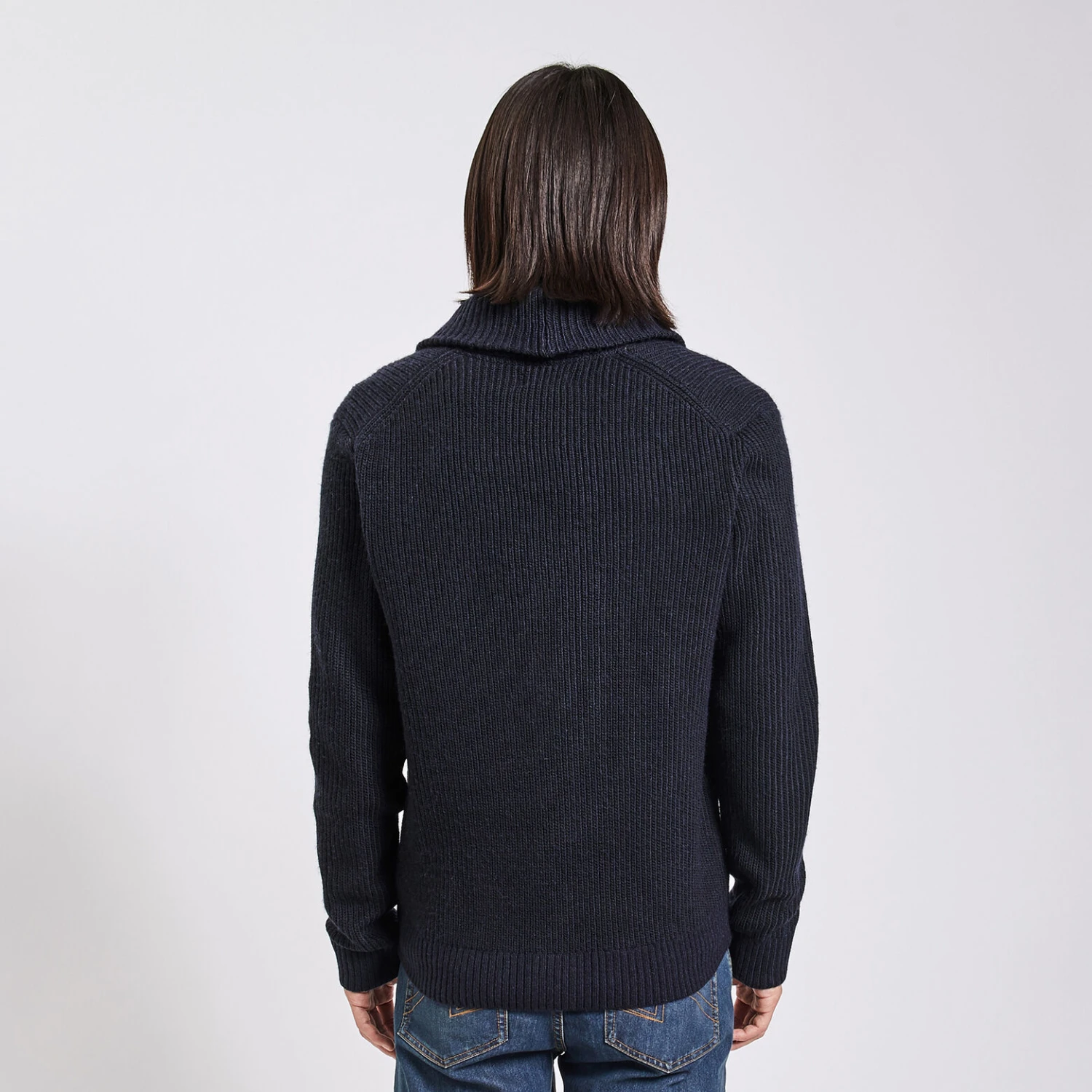 Gilet à Col Châle Boutonné 6 Gilet à Col Châle Boutonné – Image 6