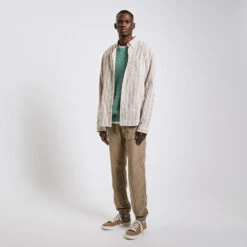 Pantalon Jogging En Velours -Men's Clothing Soldes Boutique 1002845 10505 V6