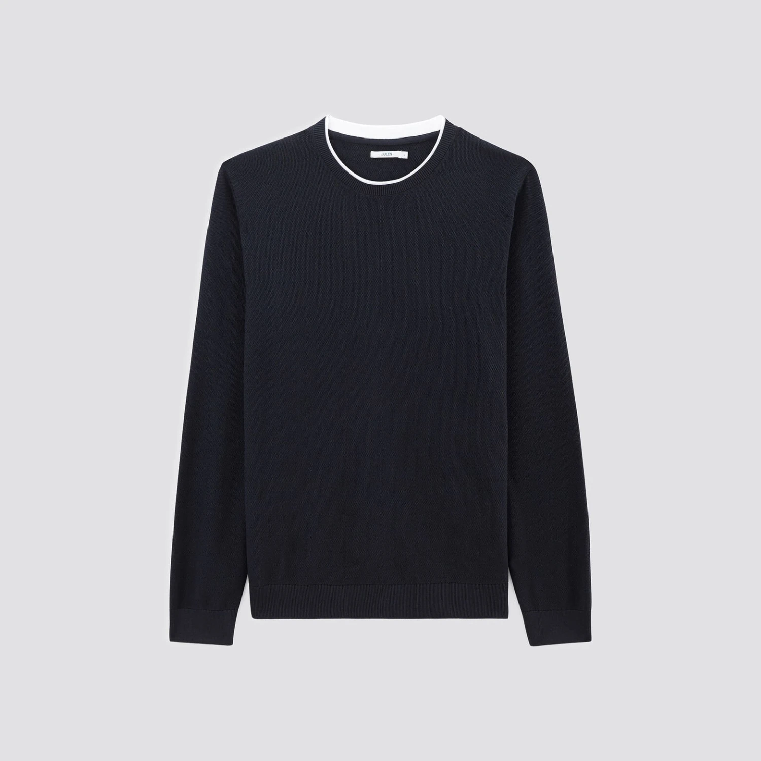 Pull à Col Rond 2 En 1 7 Pull à Col Rond 2 En 1 – Image 7