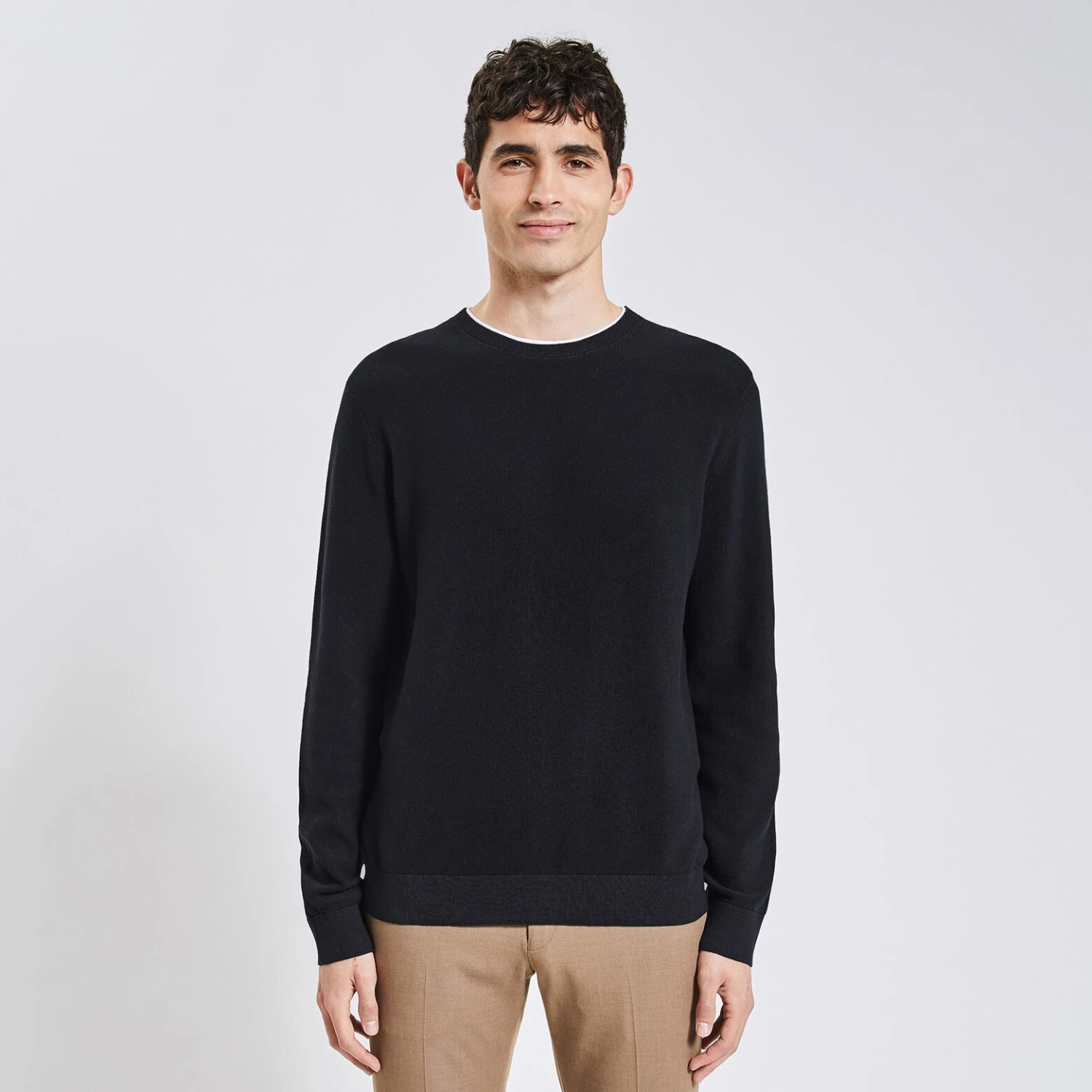 Pull à Col Rond 2 En 1 5 Pull à Col Rond 2 En 1 – Image 5