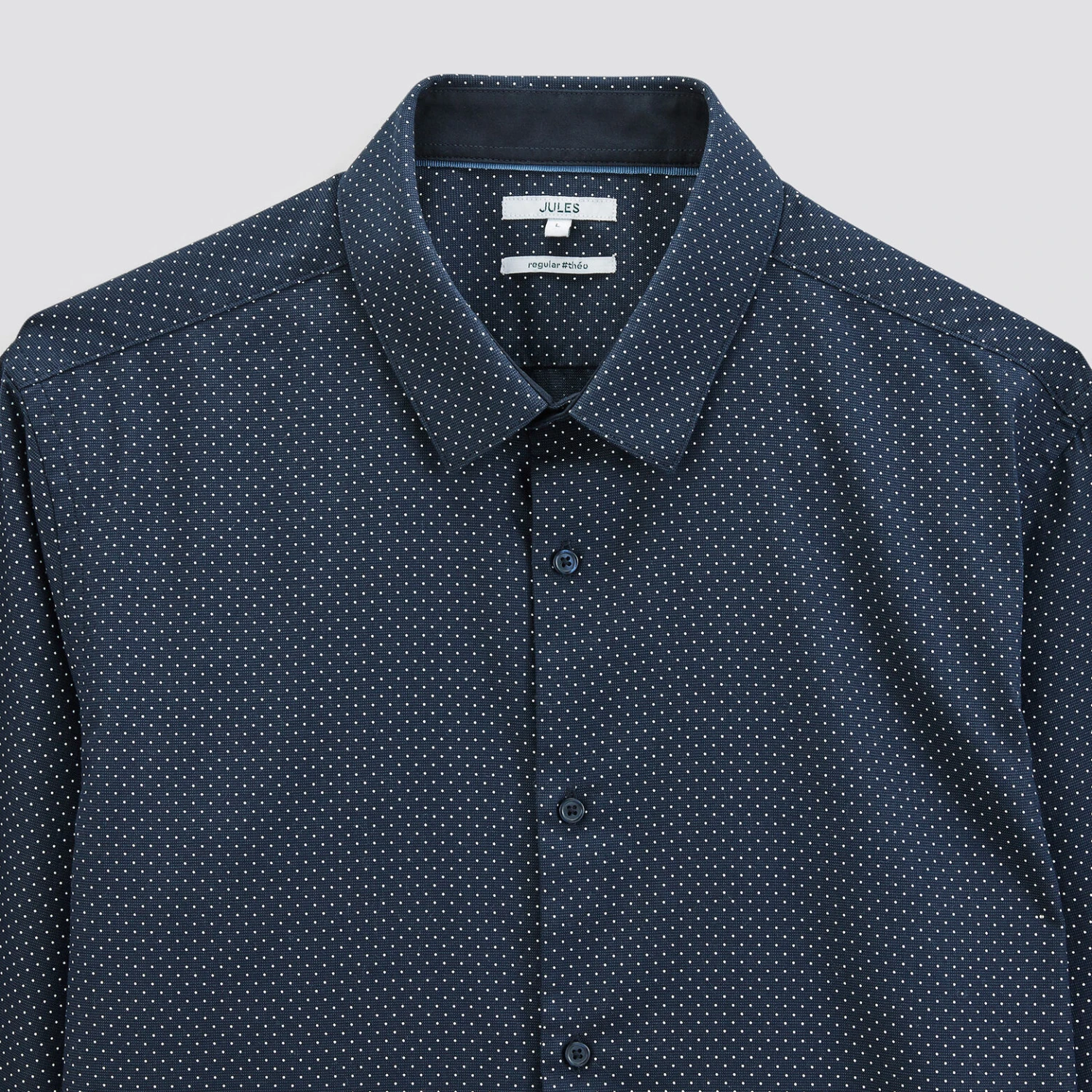 Chemise Regular Imprimé Pois Coton 7 Chemise Regular Imprimé Pois Coton – Image 7