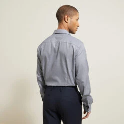 Chemise Slim Sans Repassage Unie Coton -Men's Clothing Soldes Boutique 1003064 11803 V3