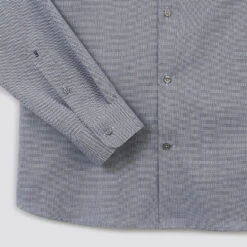 Chemise Slim Sans Repassage Unie Coton -Men's Clothing Soldes Boutique 1003064 11803 V9