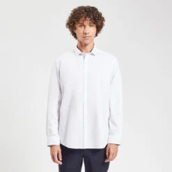 Chemise Regular Unie Coton Biologique 14 Chemise Regular Unie Coton Biologique -Men's Clothing Soldes Boutique 1003066 10000 V2
