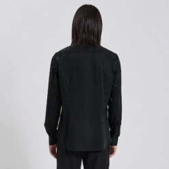 Chemise Slim Unie Coton Biologique Satin 15 Chemise Slim Unie Coton Biologique Satin -Men's Clothing Soldes Boutique 1003070 18000 V3