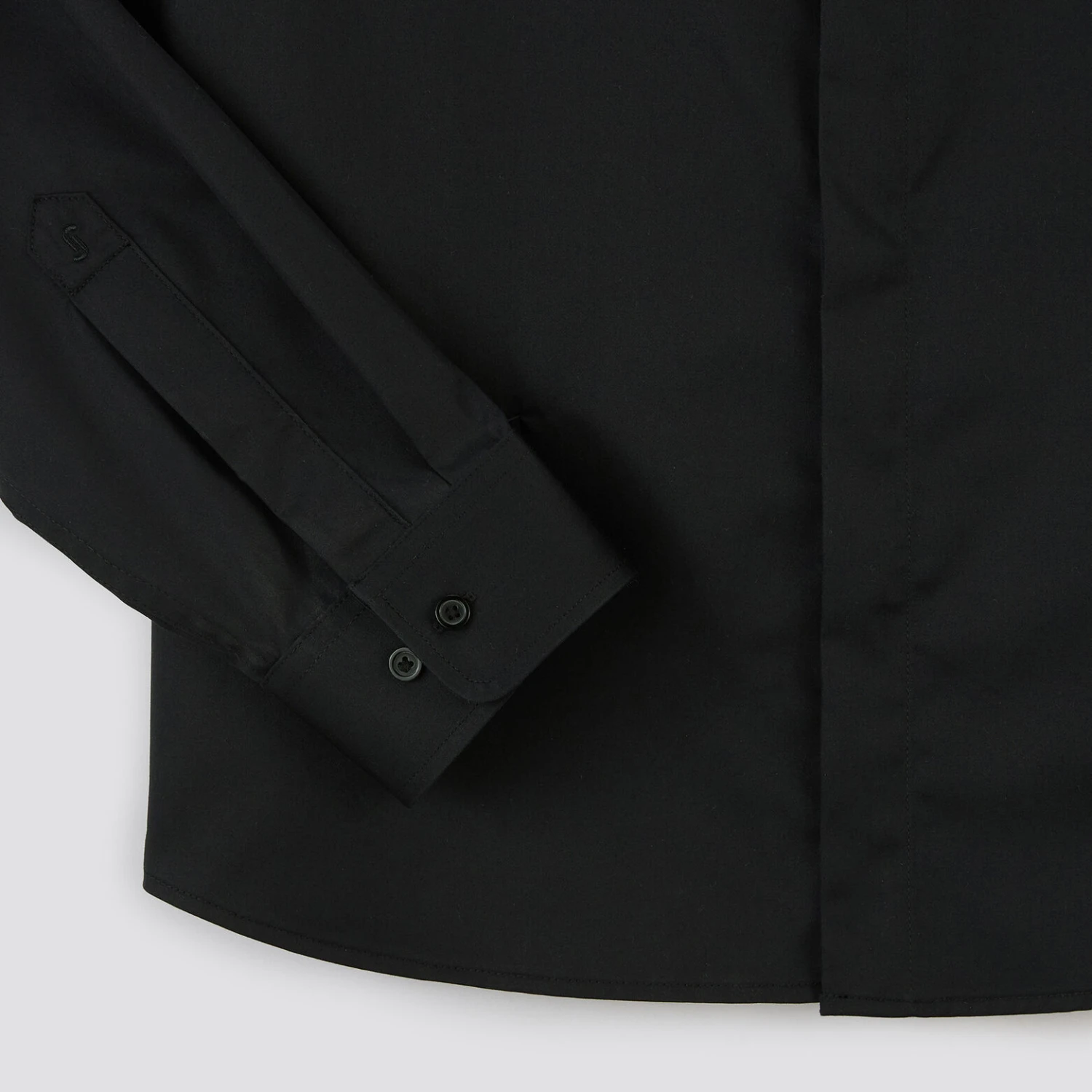 Chemise Slim Unie Coton Biologique Satin 9 Chemise Slim Unie Coton Biologique Satin – Image 9