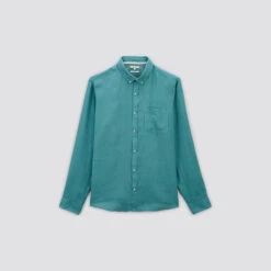 Chemise Regular Unie Lin -Men's Clothing Soldes Boutique 1003074 16069 V11