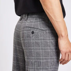 Pantalon Chino Slim à Carreaux -Men's Clothing Soldes Boutique 1003080 19900 V4