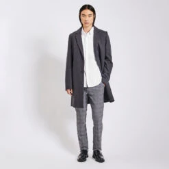 Pantalon Chino Slim à Carreaux -Men's Clothing Soldes Boutique 1003080 19900 V6