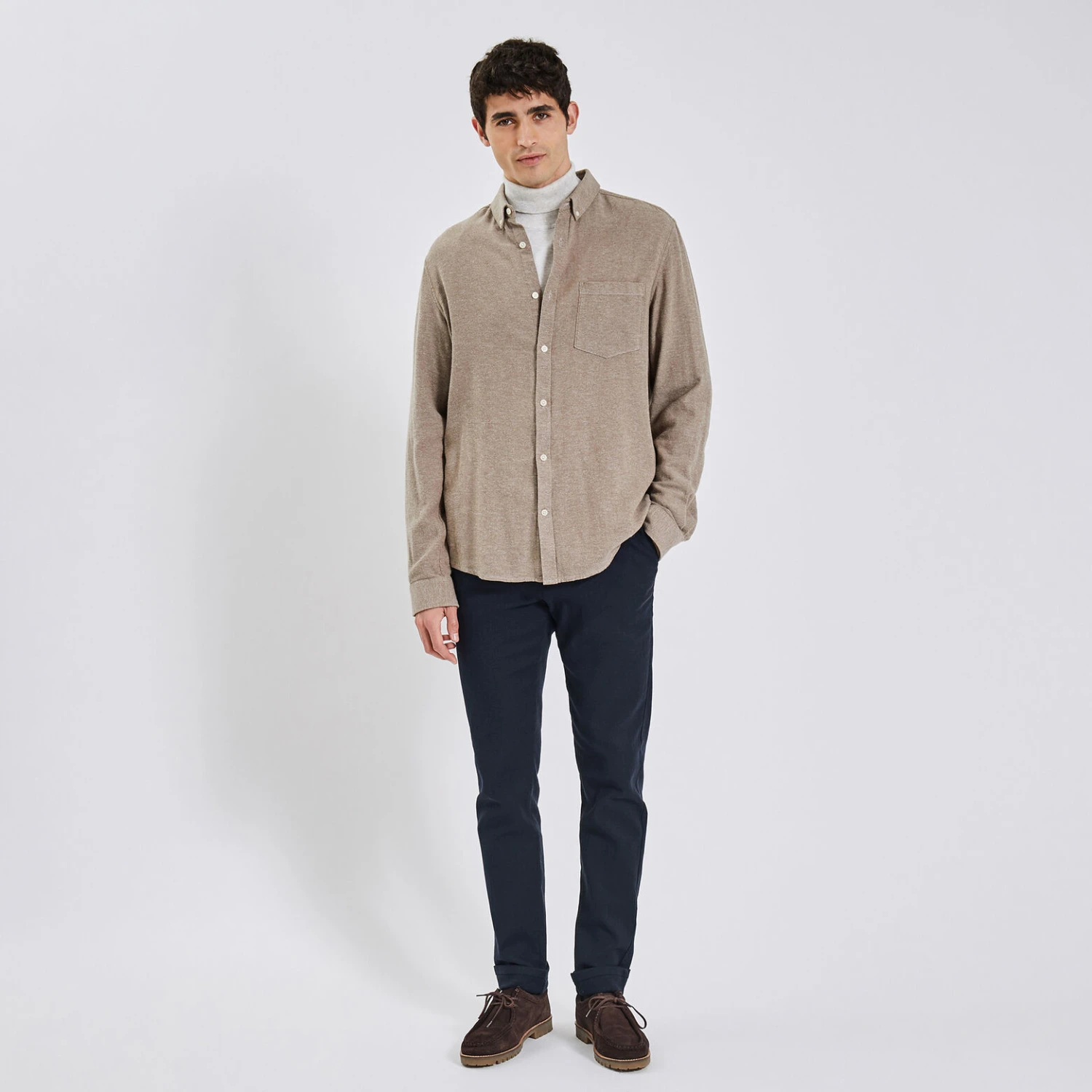 Pantalon Chino Taille élastiquée Chevron 2 Pantalon Chino Taille élastiquée Chevron – Image 2