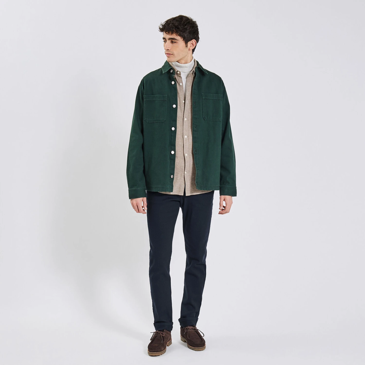 Pantalon Chino Taille élastiquée Chevron 4 Pantalon Chino Taille élastiquée Chevron – Image 4